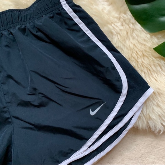 Nike Drifit Navy White Tempo Liner Running Shorts - Picture 3 of 8